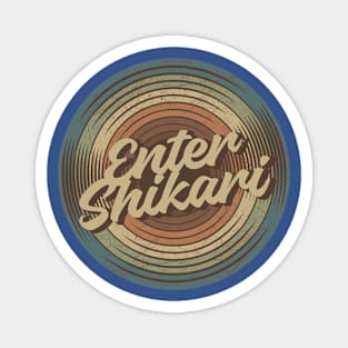 Enter Shikari Vintage Vinyl Magnet