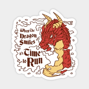 Dragon's Grin: Run for Fun Magnet