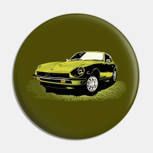 Lime Green 70 Datsun 240Z Pin