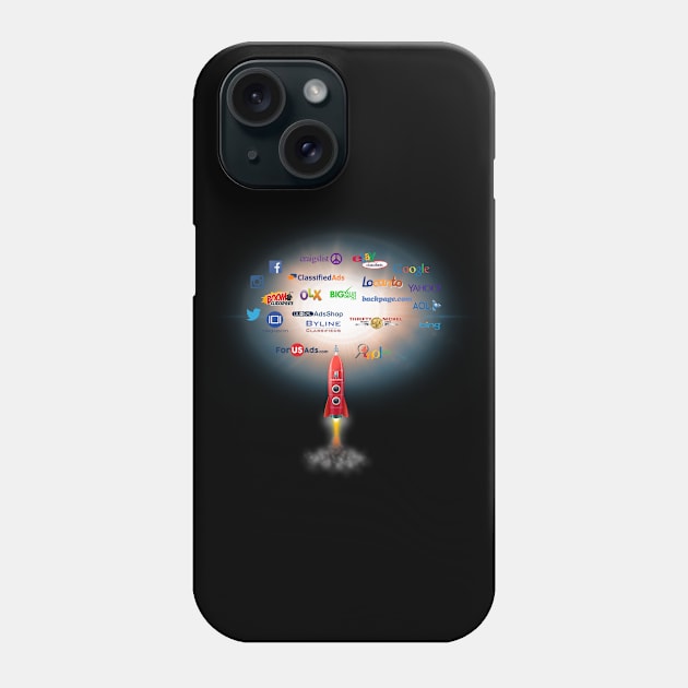 AdPlotter Rocket Phone Case by AdPlotter