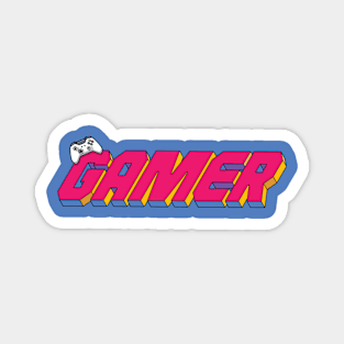 isometric gamer Magnet