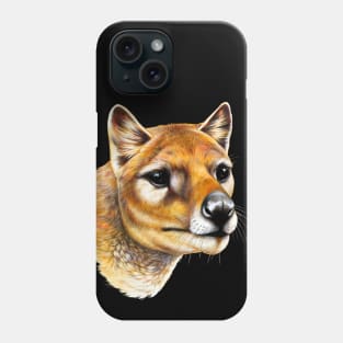 Tasmanian Tiger (Thylacine) Portrait Phone Case