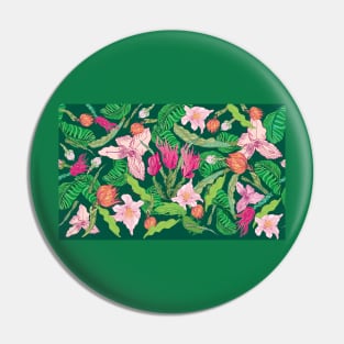 Tropical Hawaiian Florals Pin