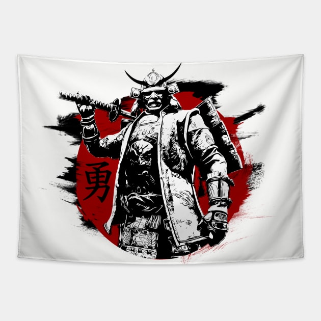 Bushido: Blades of Honor (YU (Courage)) Tapestry by NoMans