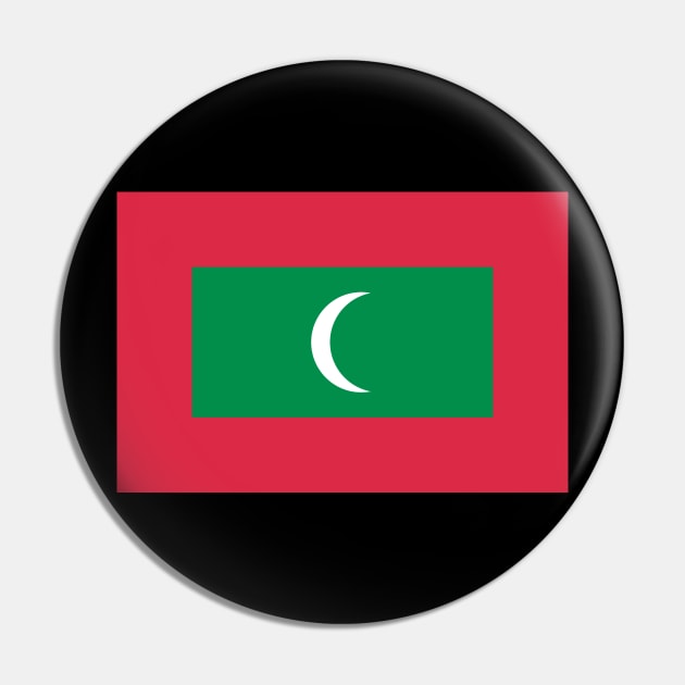 Maldives Pin by Wickedcartoons