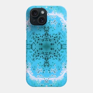 Baby Blue Paint Pour Pattern Phone Case