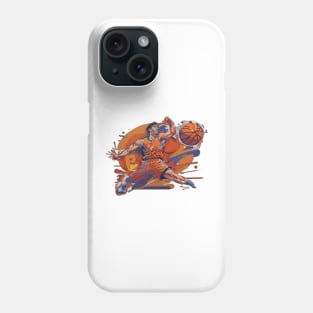 Basketball player shooting Phone Case