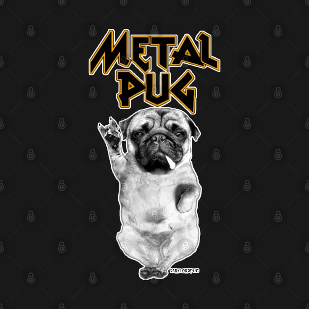 Metal Pug by darklordpug