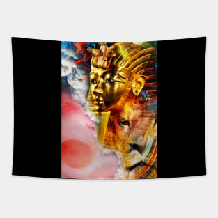 The Boy King and His Lion King Tut and the Universe Tapestry