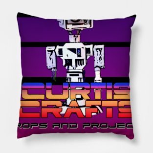 Curtis Crafts Purple Pillow