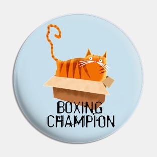 Boxing Champion Pin