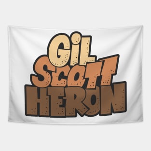 Gil Scott-Heron - Soul and Jazz Legend - Poet and Spoken Word Artist Tapestry