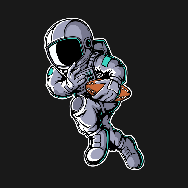 Astronaut Rugby by ArtisticParadigms