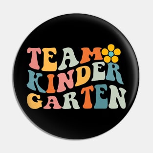 Team Kindergarten Back to School Teacher Student Pin