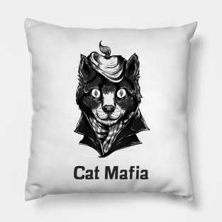 Cat mafia Pillow