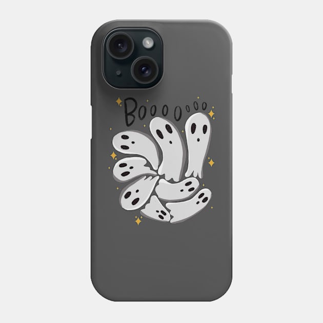 Boo! Spooky and friendly ghosts Phone Case by Maddyslittlesketchbook