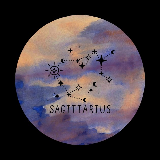 Sagittarius Zodiac by Nanouche