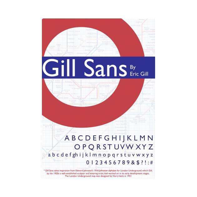 FONT POSTER Gill Sans by NiamhYoungArt