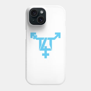 T4T  Symbol - Trans Love - Blue Phone Case