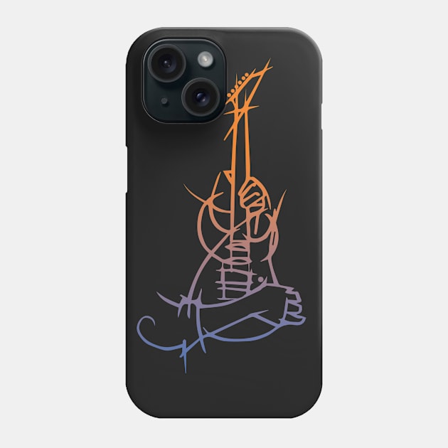 Guitar flow Phone Case by Slappers