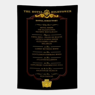 Hightower Hotel Directory Tapestry