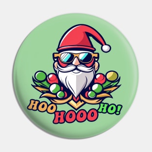 "Hoo Hooo Ho!" funny santa Pin