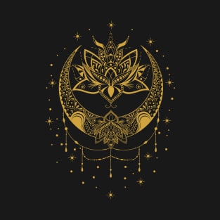 Moon Lotus Flower T-Shirt