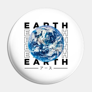 Earth Brutalism Design Pin