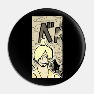 Sanji wano sticker Pin