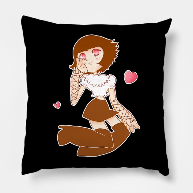 Yandere eyes by mamitheartist Pillow by MamiTheArtist
