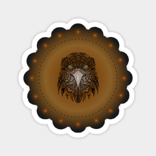 Eagle's Resilience, Spirit Animal. Totem, Meditative. Magnet