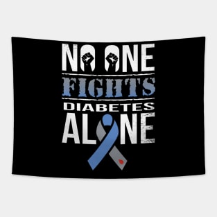 No One Fights Diabetes Alone Tapestry