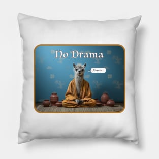 No Drama Llama Yoga Pillow