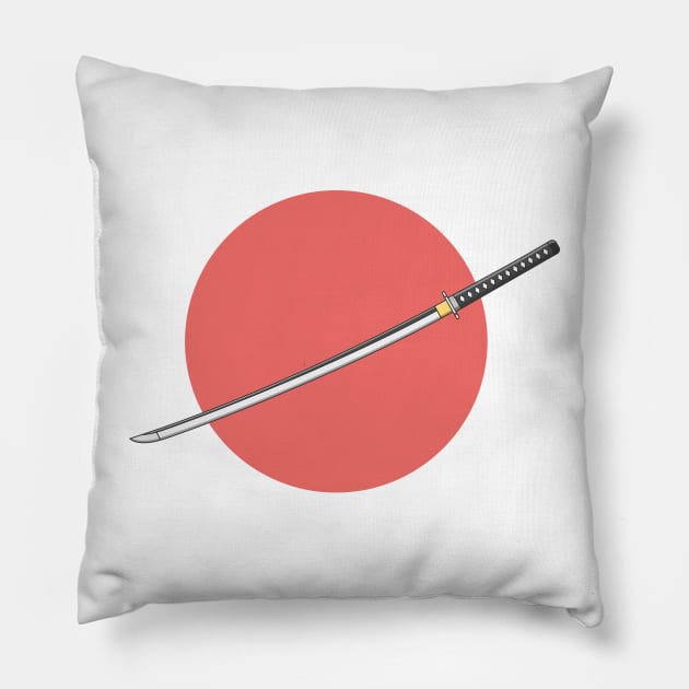 Katana Sword Pillow by KH Studio