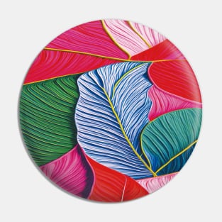 Colorful Leaves Pin