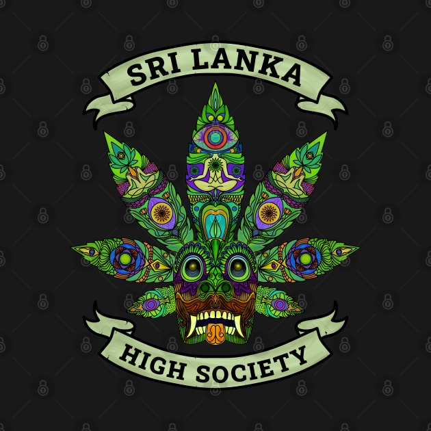 Sri Lanka Ganja Yaka Mask (Devil Mask) High Society 2 by EYECHO