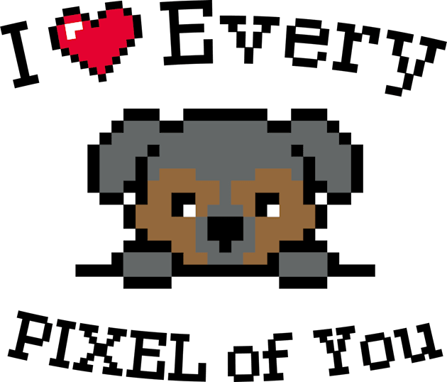 I love every Pixel of You Kids T-Shirt by Yurko_shop