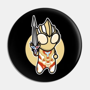 Ultraman Trigger, Glitter Trigger Eternity Chibi Style Kawaii Pin