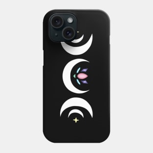 Triple Moon Symbol Phone Case