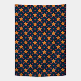 Aj | Colorful Stars Pattern Tapestry