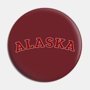 Alaska Retro Vintage University Style Pin