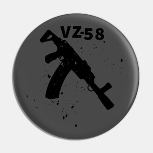 Black Assault rifle VZ-58 Pin