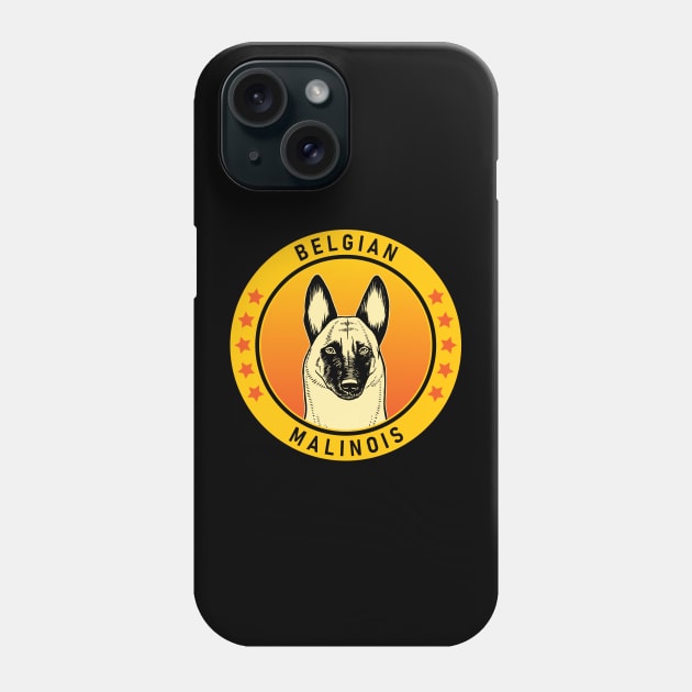 Belgian Malinois Dog Portrait Phone Case by millersye