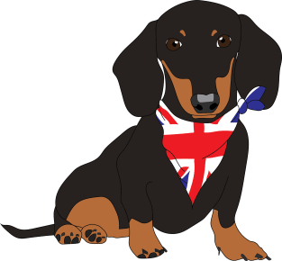 Great British Sausage Dog Magnet