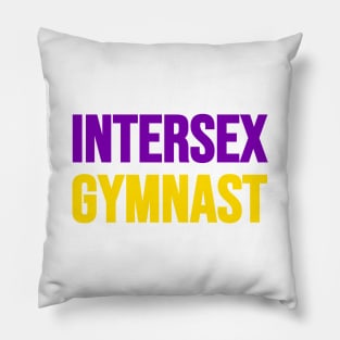 INTERSEX GYMNAST (Purple, Yellow) Pillow