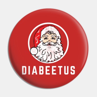 Diabeetus - funny Santa Claus Pin