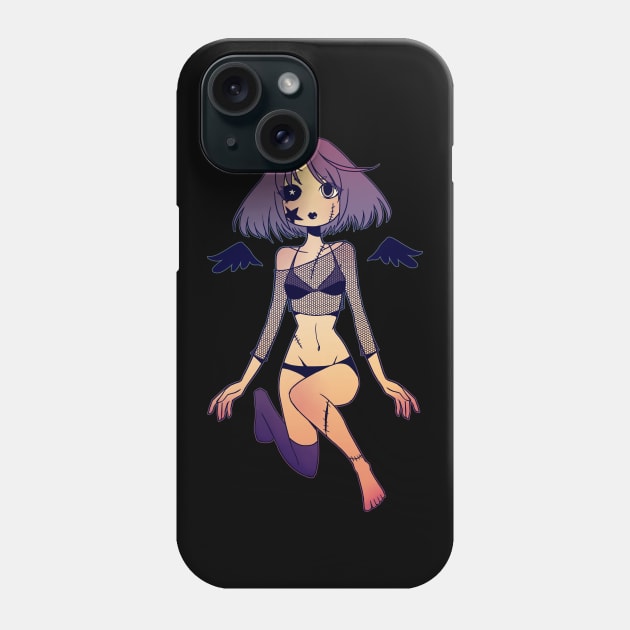 Kawaii Frankendemon Phone Case by TheCrunchyCookie