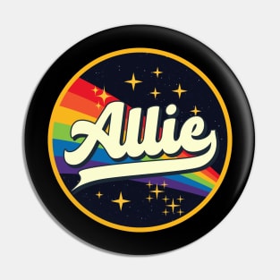 Allie // Rainbow In Space Vintage Style Pin