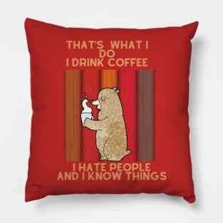 Cat coffee Pillow