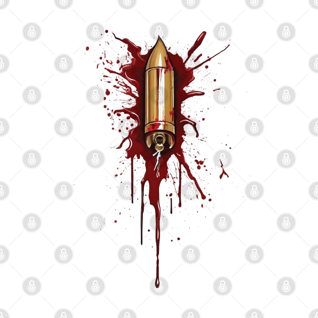 Bloody Bullet Wound by mdr design